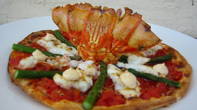 Lobster Royale pizza from Goodlife Organic Pizza.