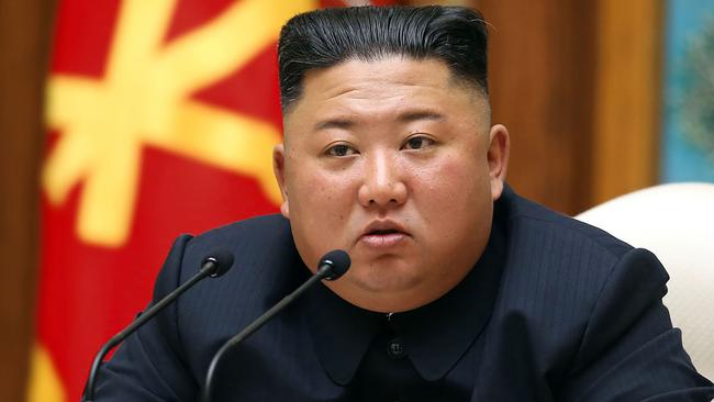 Kim Jong-un in a picture released on April 11. Picture: AFP.