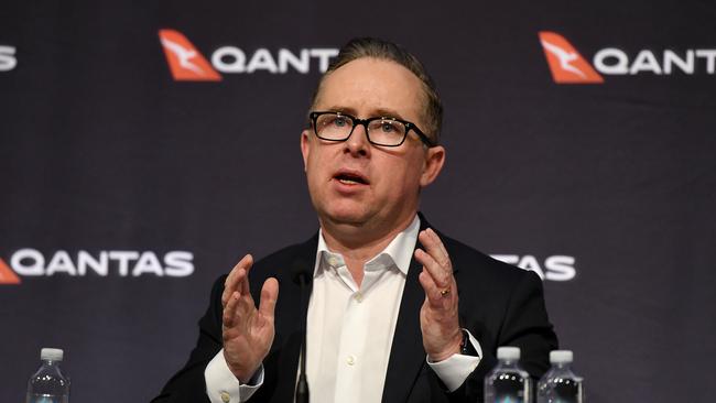 Qantas CEO Alan Joyce. (AAP Image/Bianca De Marchi)