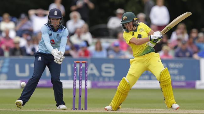 Meg Lanning scored 69 runs for Australia in the 3rd Royal London Women's ODI at The Spitfire Ground. Picture: Henry Browne/Getty Images