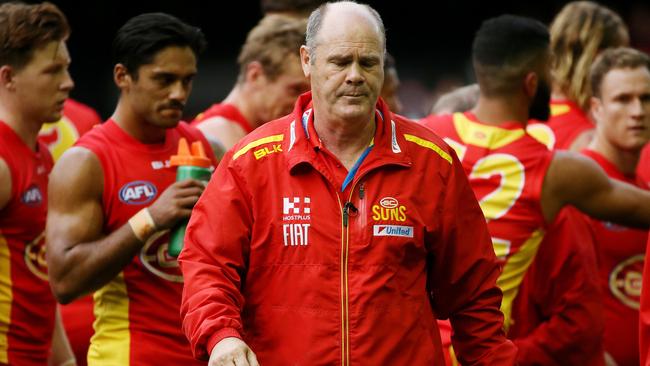 Rodney Eade has been sacked by the Suns. Picture: Colleen Petch