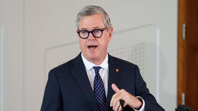 Brisbane, 16 January 2025. Queensland Health Minister Tim Nicholls during a press conference in Brisbane. Picture: Supplied