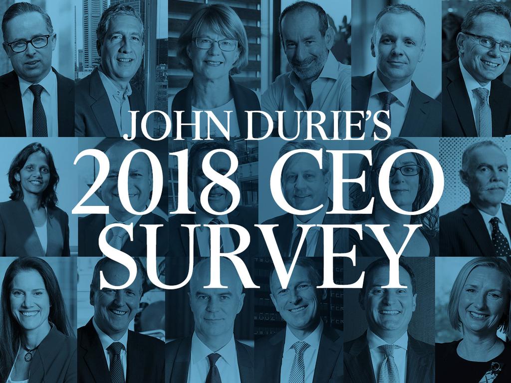 Image for The Australian's 2018 CEO survey