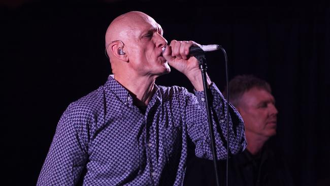 Peter Garrett performing with the Alter Egos. Picture: Shea Walsh