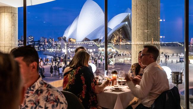 Dinner with a gorgeous view at Aria.