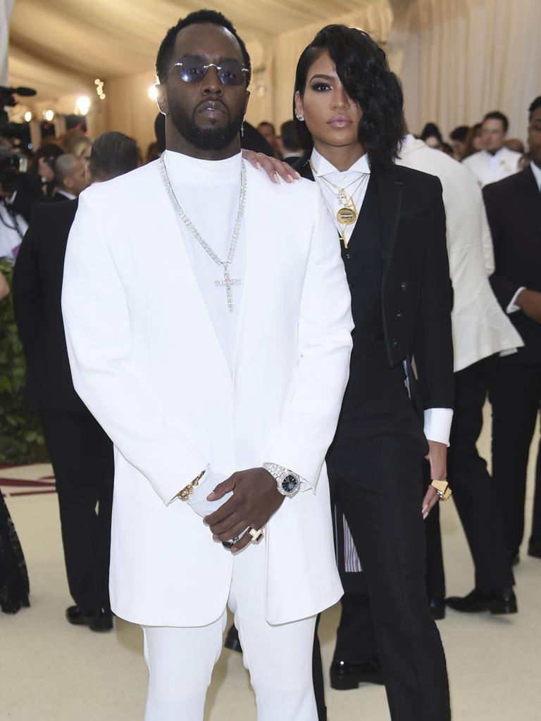 In November 2023, Ventura sued Diddy for rape and abuse. She testified that they settled for $US20 million. Picture: Evan Agostini/Invision/AP File