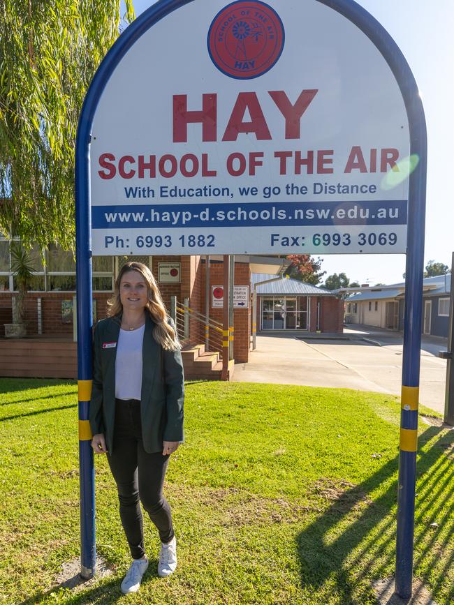 Kate Murphy enjoys remote teaching. Picture: Andrew McLean