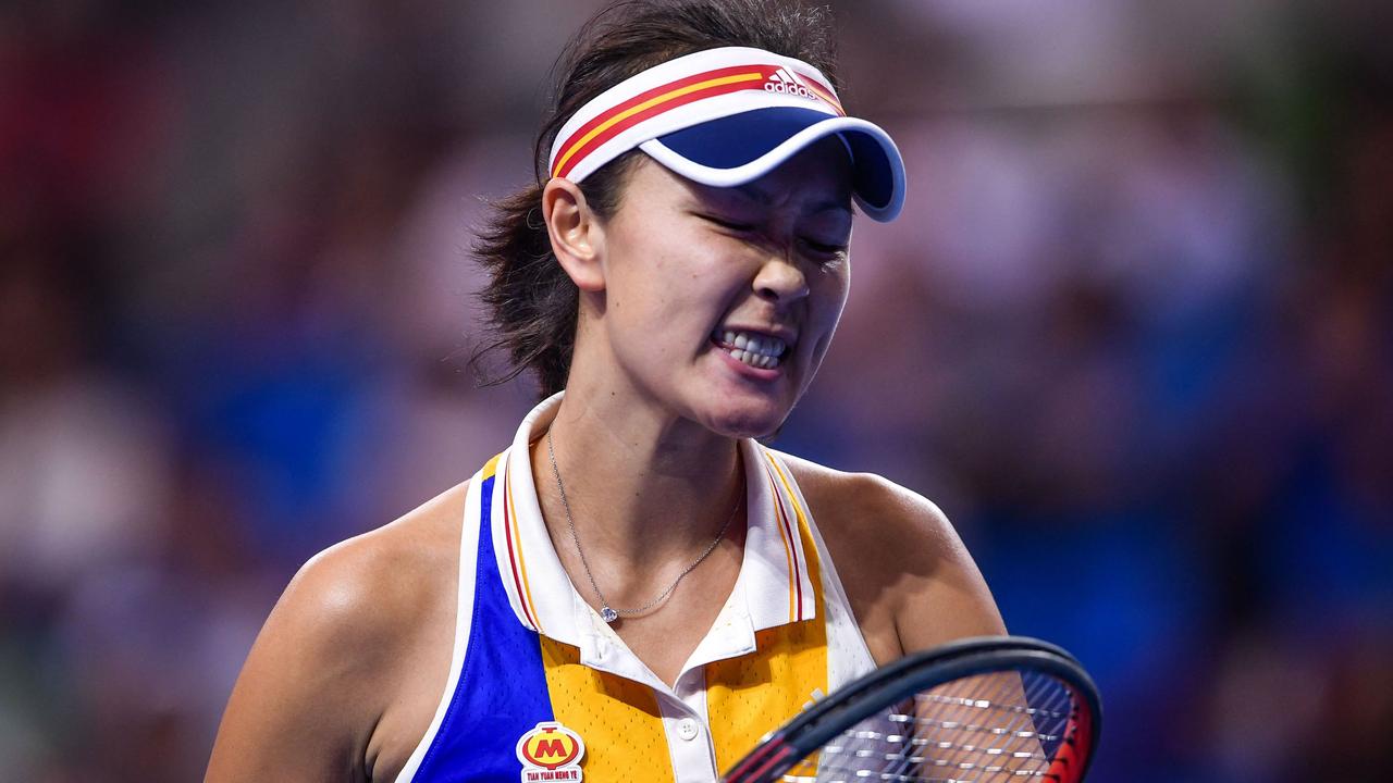 There are fears for the safety of Chinese tennis player Peng Shuai. Picture: AFP