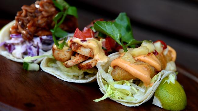 Trendy tacos at Mona Vale Hotel.