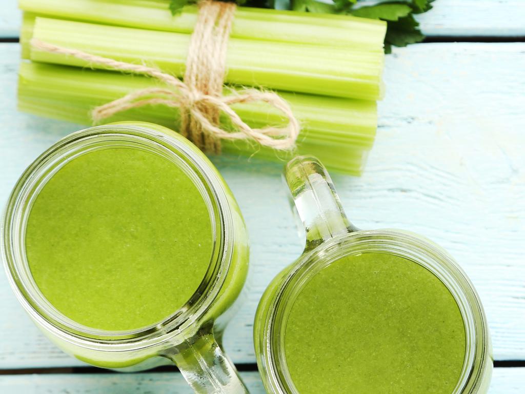 Celery juice, like celery, only more expensive. Picture: iStock