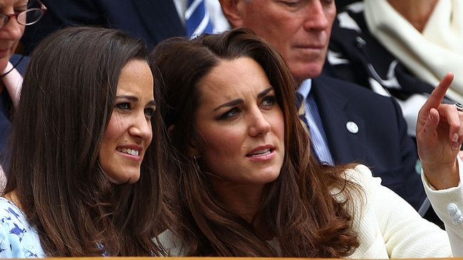 Pippa with sister Kate in July 2012. Picture: Clive Brunskill/Getty Images.