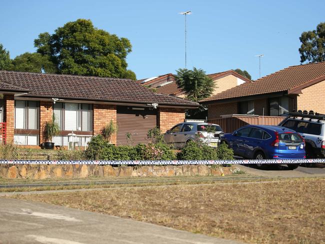 The Airbnb party house at Ingleburn. Picture: Tim Hunter