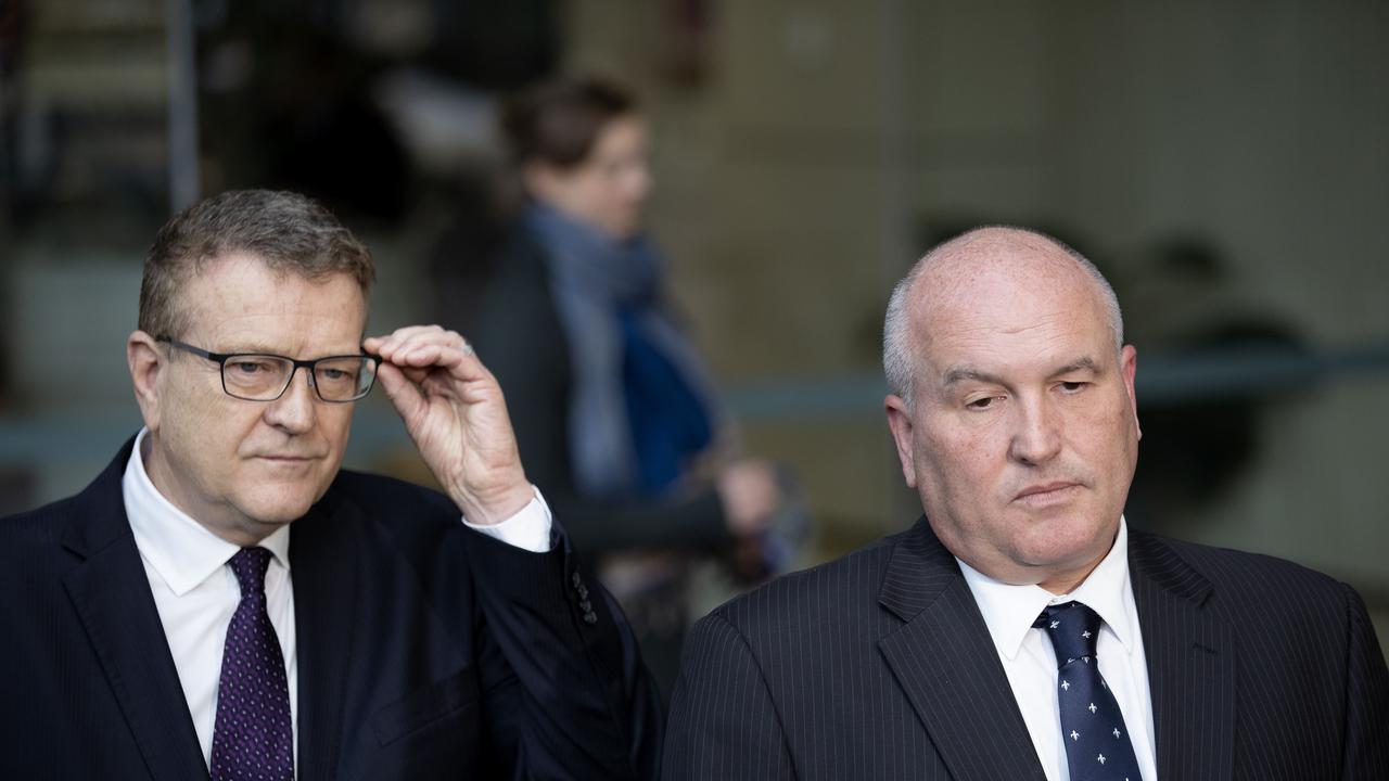 NSW Transport Minister David Elliott (right) has told the RTBU they have until Tuesday to respond to the government’s offer. Picture: NCA NewsWire / Nikki Short