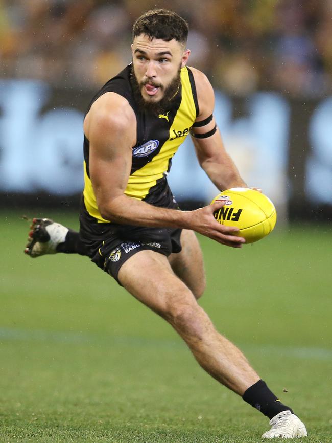 Richmond's Shane Edwards in the first qualifying final against Hawthorn at the MCG. Pic: Michael Klein