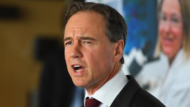 Federal Health Minister Greg Hunt. The government has signed the seventh community pharmacy agreement after more than a year of negotiations.