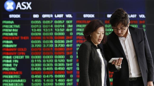 The ASX recovered ground after two days of heavy falls fuelled by US-China trade tensions. Picture: Bloomberg