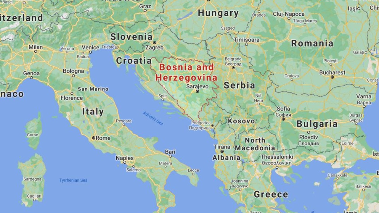 Bosnia and Herzegovina has maintained a fragile peace since 1995. Picture: Google Maps