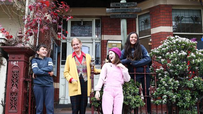 The Fitzroy Community School keeps a family-sized student base. Picture: Aaron Francis