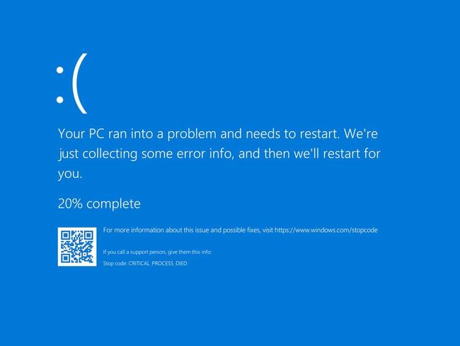 ‘Blue screen of death’ company accepts fate