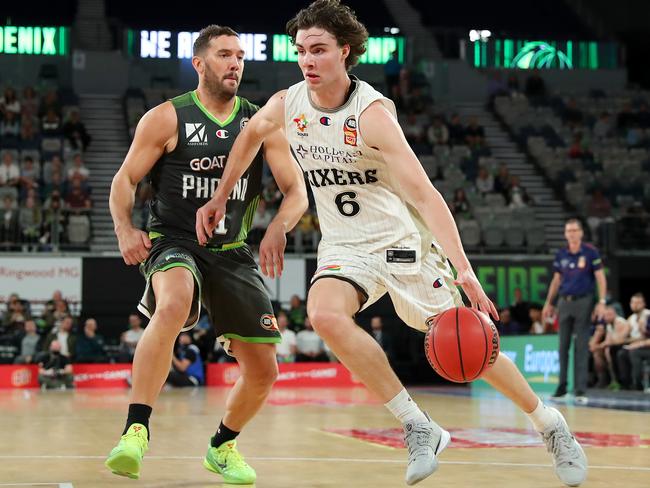 Josh Giddey is destined for big things, and he has a host of NBA scouts prepared to travel across the world just to watch him play. Photo: Kelly Defina/Getty Images.