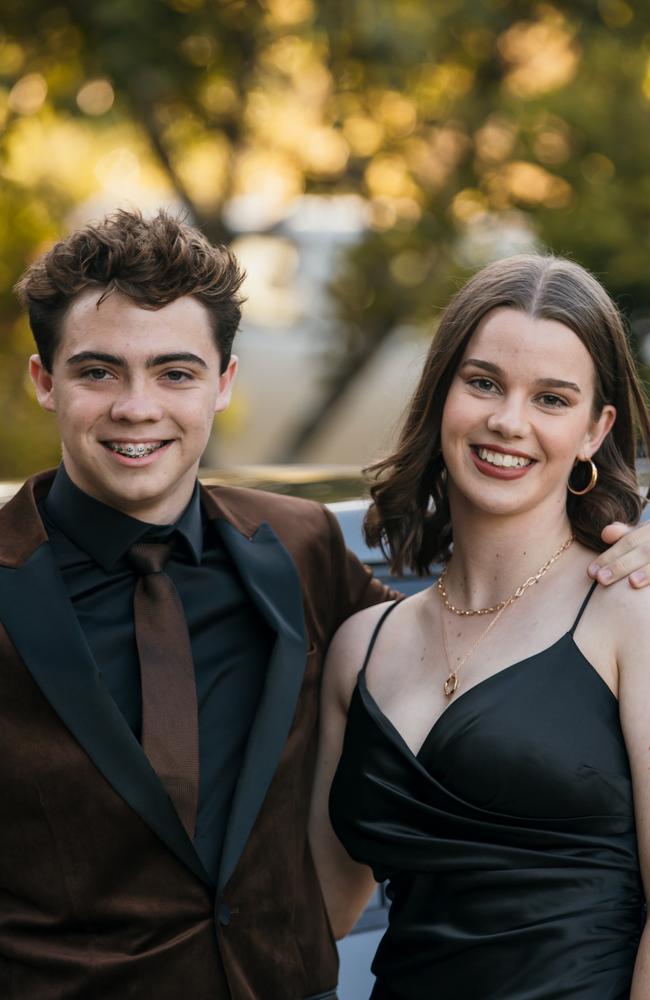 Tim and Amelia at the Glasshouse Christian College formal. Picture: Jordan Bull of JBull Photography