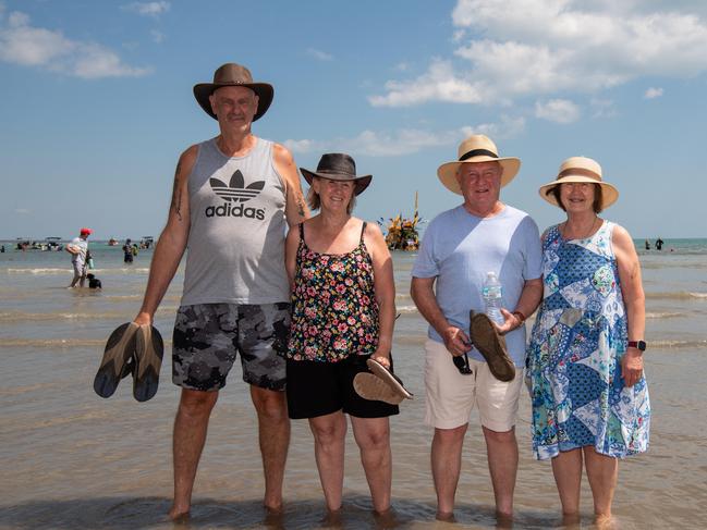 Darwin Beer Can Regatta at Mindil Beach, 2024. Picture: Pema Tamang Pakhrin