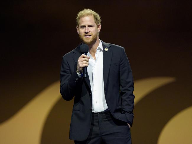 Prince Harry gave a heartfelt speech at the closing ceremony of the Invictus Games Vancouver Whistler 2025. Picture: Getty Images