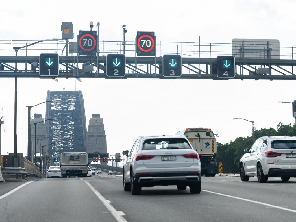 The toll hike is set to provide relief for commuters in the western suburbs. Picture: NewsWire / Monique Harmer