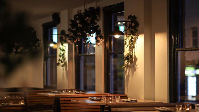 The cafe seating area inside at The Birdhouse.