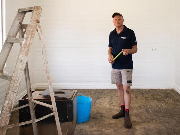 Councillor and real estate agent Andrew Gordon, has bought a house in South Lismore, that was damaged in the flood in February, to fix up and rent out. Picture: Elise Derwin