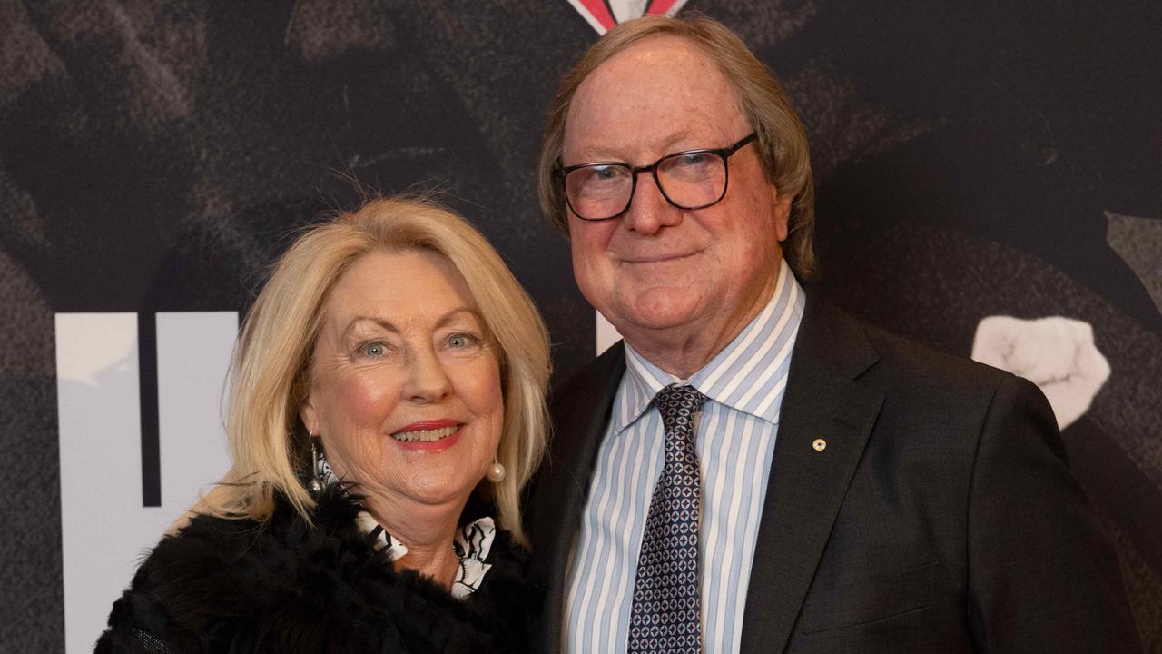 Kevin Sheedy and wife Geraldine. Picture: Tony Gough