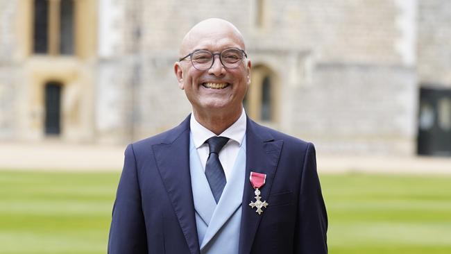 Wallace after being made a Member of the Order of the British Empire (MBE) in 2023. Picture: Andrew Matthews - Pool/Getty