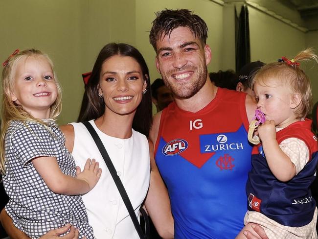 Jack and Charlotte Viney with their daughters Mila and Chloe