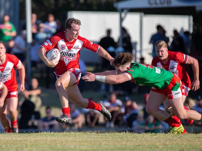 James Flack in the BRL Grand Final between Wynnum and Redcliffe at Bishop Park, Nundah, Saturday, September 15, 2018 (AAP Image/Richard Walker)