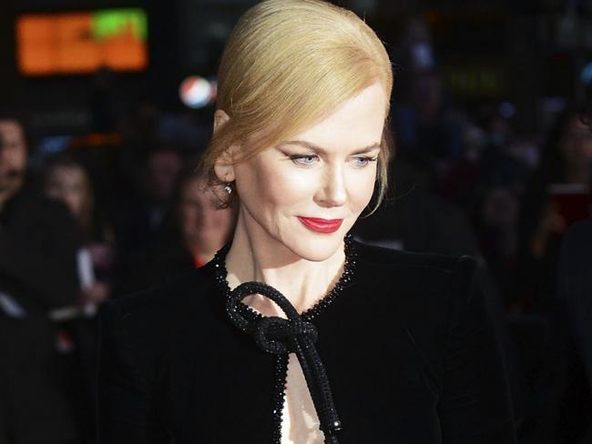 Picture: Getty ONLINE USE ONLY LONDON, ENGLAND - OCTOBER 12: Nicole Kidman (L) and Dev Patel attend the 'Lion' American Express Gala screening during the 60th BFI London Film Festival at Odeon Leicester Square on October 12, 2016 in London, England. (Photo by Dave J Hogan/Dave J Hogan/Getty Images)