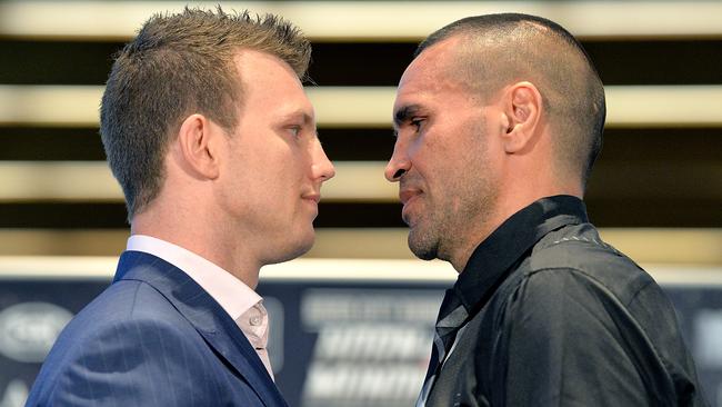 Jeff Horn and Anthony Mundine have been building towards Friday’s fight for months. Picture: Getty