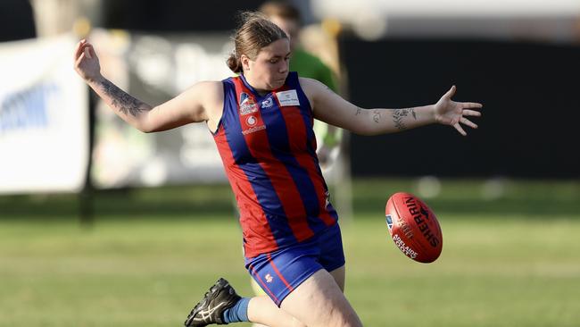 Star Hope Valley goalkicker Hayley Taheny. Picture: Ann-Marie O'Connor