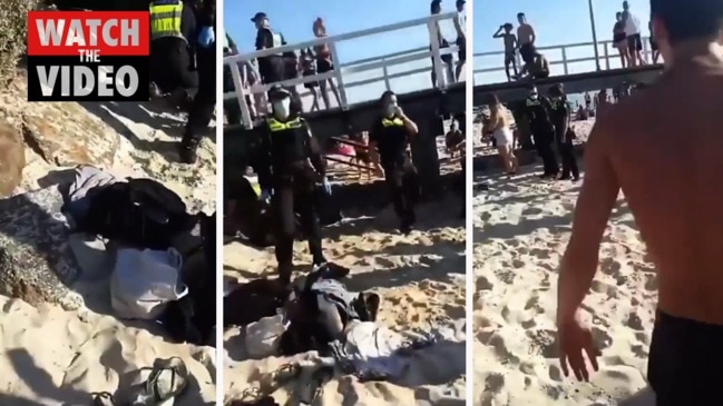 Police swarm Seaford beach to control drunken beachgoers