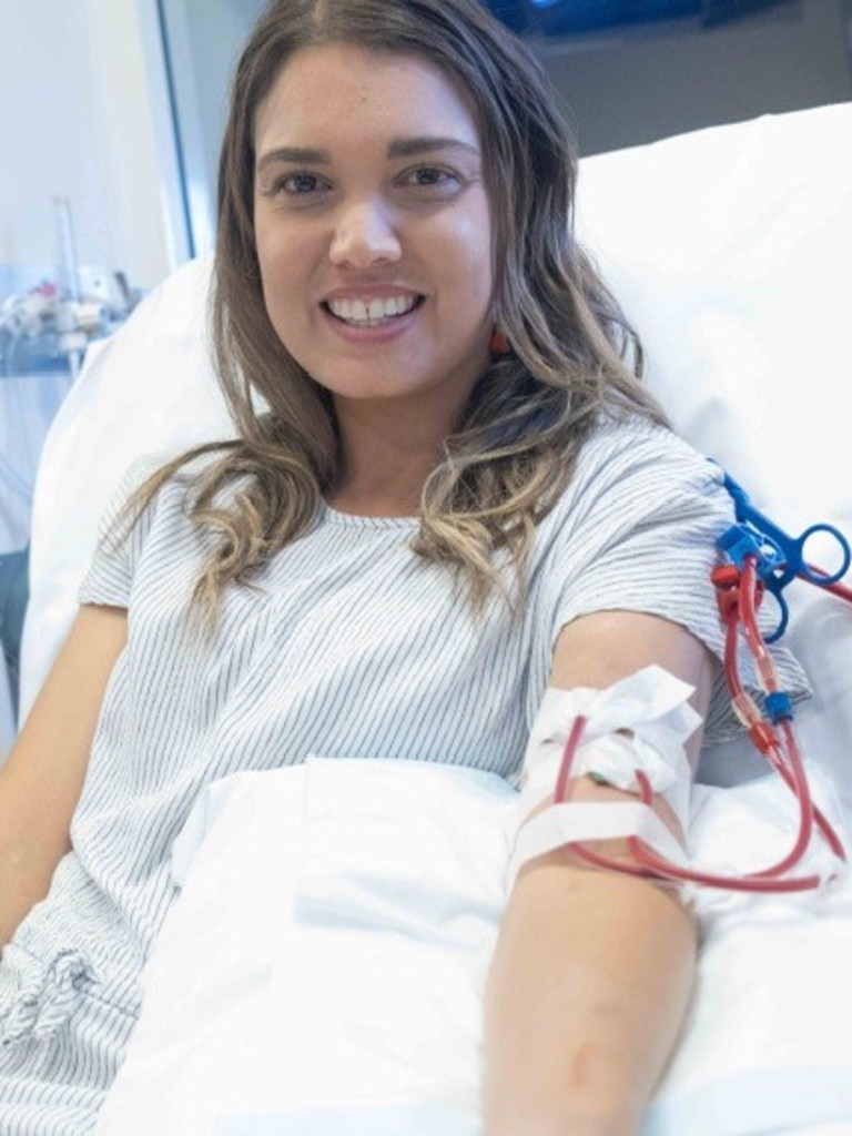 The Ipswich nurse is back on renal dialysis three days a week for six hours at a time.