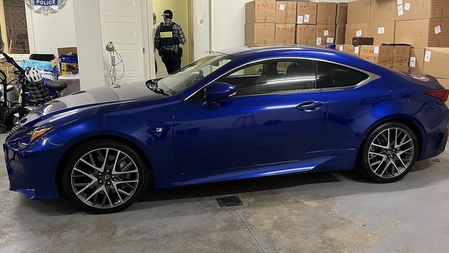 AFP seize luxury end sport cars by in the past couple of years.