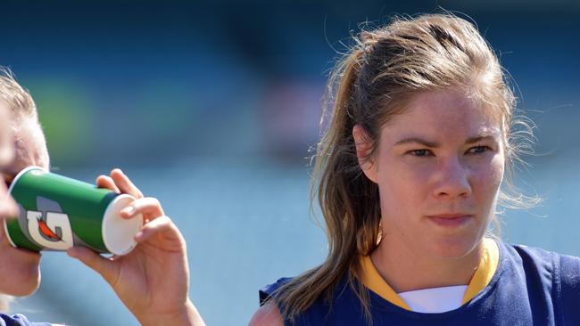 Monique Hollick, pictured while on the Crows’ AFLW list, played well for Norwood in its win over South Adelaide on Friday night. Picture: Supplied 