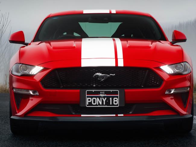 Ford Mustang GT V8 with 10 speed auto, June 2018. Picture: Supplied.