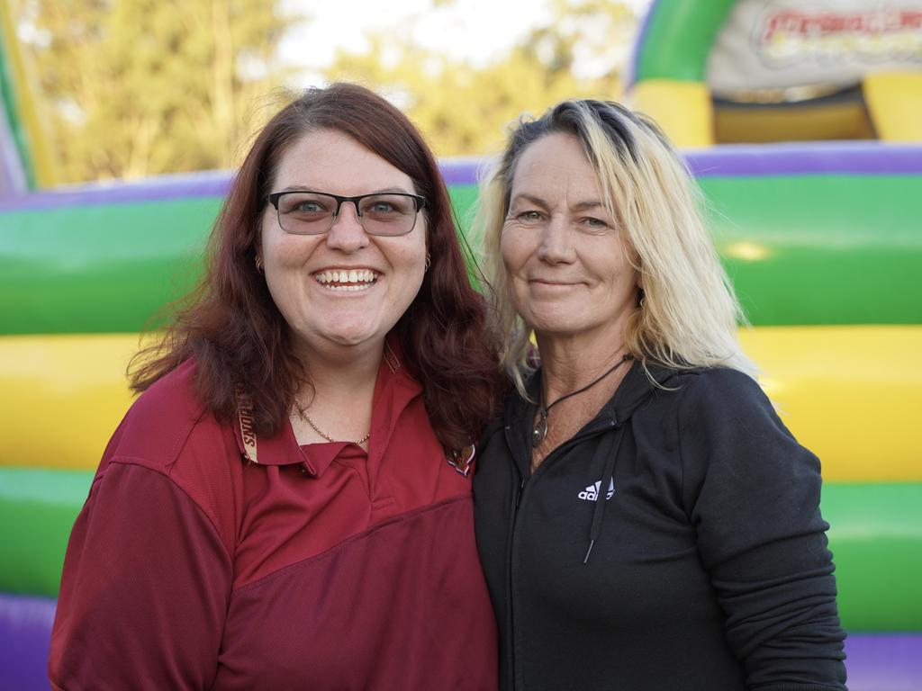 Rebecca Harris with Michelle Gardner, both of Sarina, at the 50th anniversary celebrations of the Coppabella township. Picture: Heidi Petith
