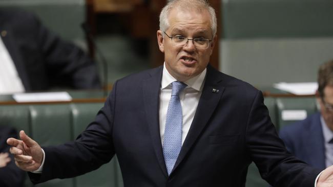 Prime Minister Scott Morrison said of Ms Holgate in parliament: “She has been instructed to stand aside, if she doesn’t wish to do that, she can go.” Picture: Sean Davey.