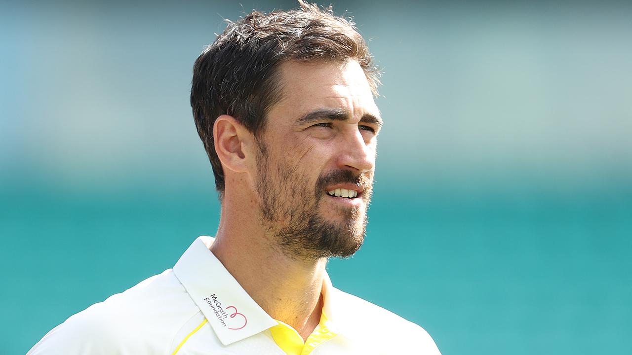 Mitchell Starc has excelled with the bat throughout the Ashes. (Photo by Mark Metcalfe/Getty Images)