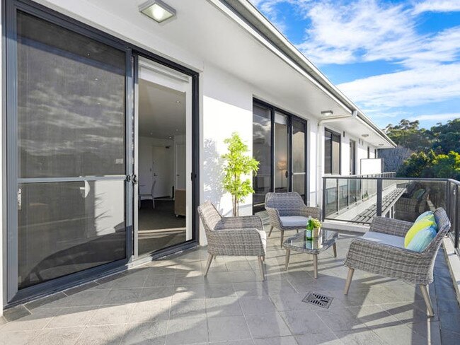 This unit at 737/17 Memorial Ave, St Ives, was listed this week.