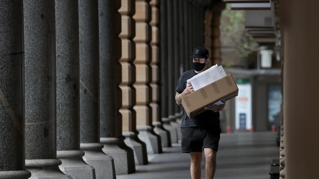 Parcels will continue to be delivered every day. Picture: NCA NewsWire / Dylan Coker