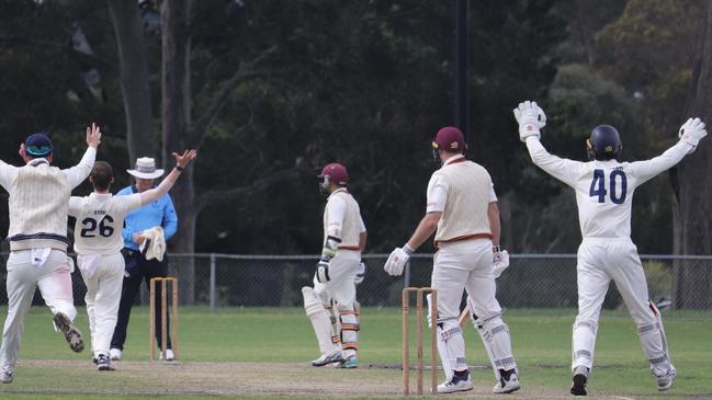 Geelong beat Fitzroy Doncaster by 220 runs. Picture: Carey Neate.