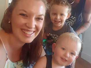 THANK YOU: Renee Blandthorn with her husband and two sons. Picture: Contributed