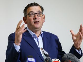 MELBOURNE, AUSTRALIA - NewsWire Photos 02 MAY 2022 : Premier Dan Andrews holding press conference at Caulfield South Community Health Centre. Picture : NCA NewsWire / Ian Currie